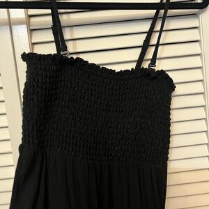 Black maxi dress